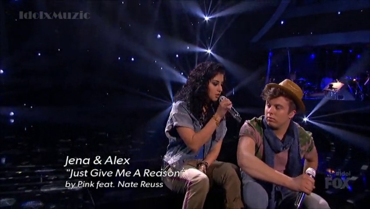 Jena & Alex - Just Give Me A Reason - American Idol 13 (Top 8)