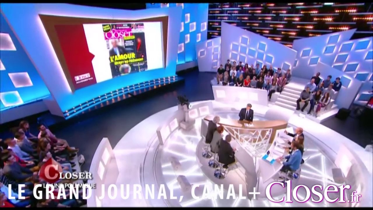 La Une de Closer sur François Hollande et Julie Gayet fait débat sur le plateau du Grand Journal