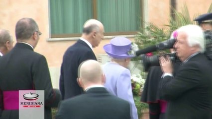 La regina Elisabetta a Roma, l'arrivo dei reali a Ciampino