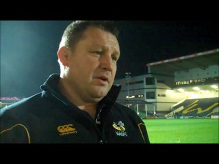 Dai Young Reaction after Worcester win