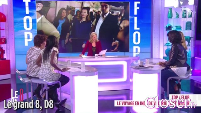 Quand Valérie Trierweiler provoque le rire d'Hapsatou Sy dans Le grand 8 ...