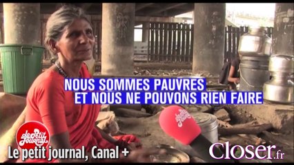 "Le petit journal" dévoile l'envers du voyage de Valérie Trierweiler à Bombay