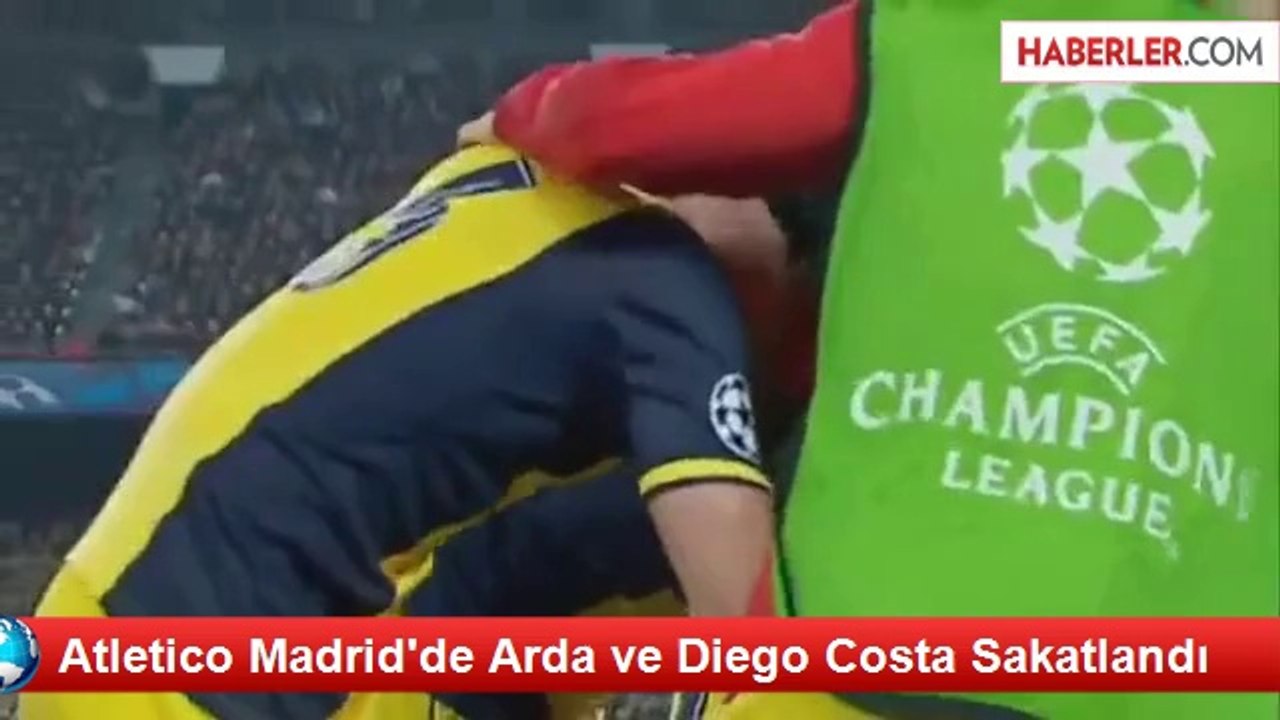 Atletico Madrid'de Arda ve Diego Costa Sakatlandı
