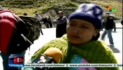 Mineros suspenden temporalmente bloqueo de vías en Bolivia