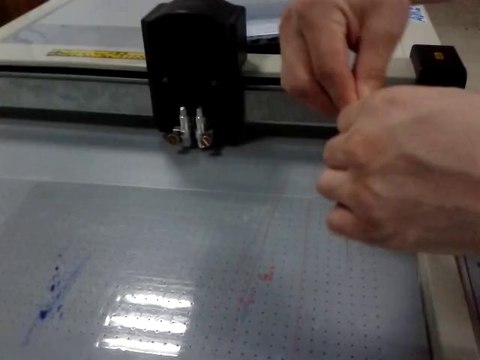 PVC box sample cutting plotting sample making cutter
