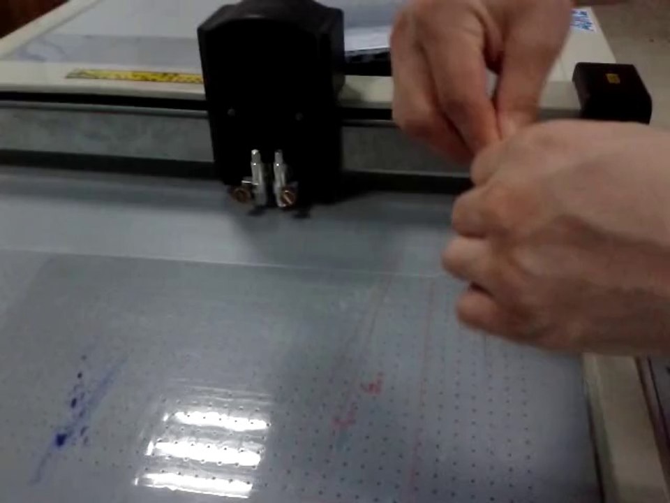 PVC box sample cutting plotting sample making cutter