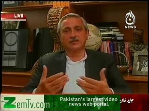Jahangir Khan Tareen on AJJ News: Islamabad tonight 20th February 2013
