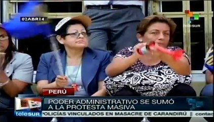 Trabajadores del Poder Judicial de Perú aún en huelga indefinida