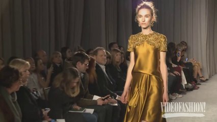 FIRST LOOK: Marchesa NYFW Fall 2014 | Videofashion