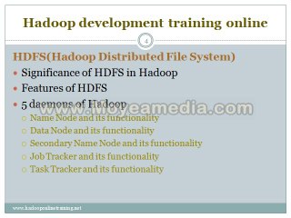 hadoop development online training