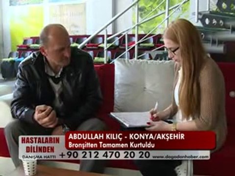 BRONŞİT RAHATSIZLIĞI VARDI ŞİFALI BİTKİLERİ KULLANDI