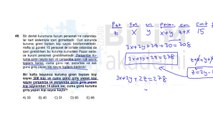 Türkiye Geneli Deneme Sınavı 05 - Lisans Genel Yetenek - Genel Kültür - Matematik Soru Çözümü