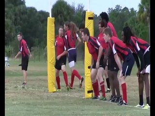 Les poteaux emportés par le maul