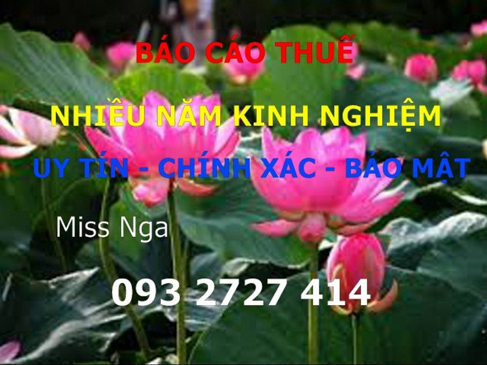 Chuyên làm báo cáo Thuế tại nhà TP Biên Hòa call 0932727414