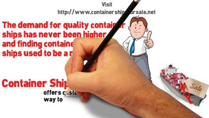 Best container ships for sale