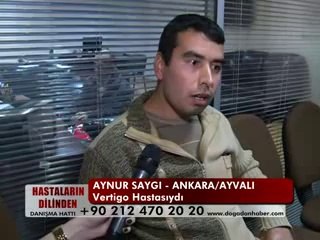 VERTİGO RAHATSIZLIĞI VARDI ŞİFALI BİTKİLERİ KULLANDI