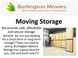Burlington Movers (Moving Company)