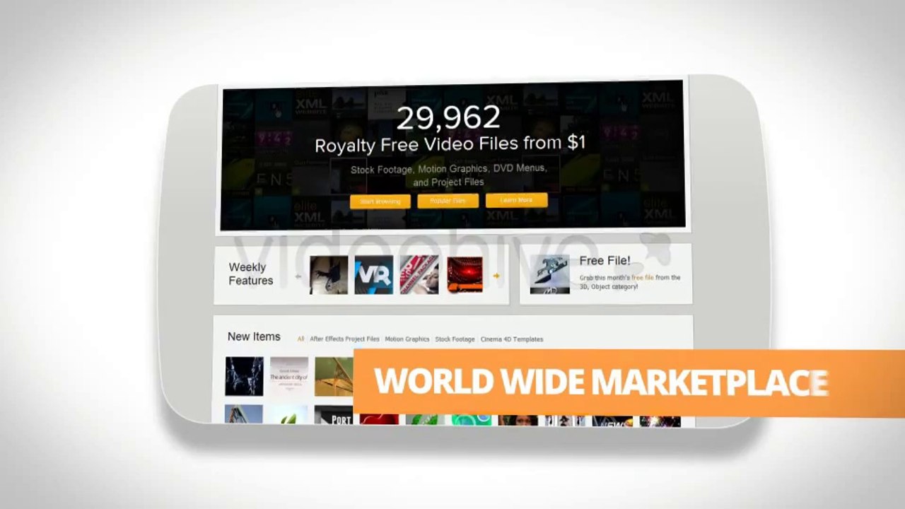 Typographic Motion Promo - After Effects Template