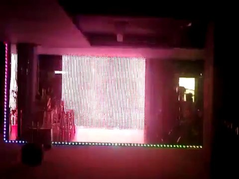 Flexible Soft i55 LED curtain screen for stage background, LED video Wall, led ceiling