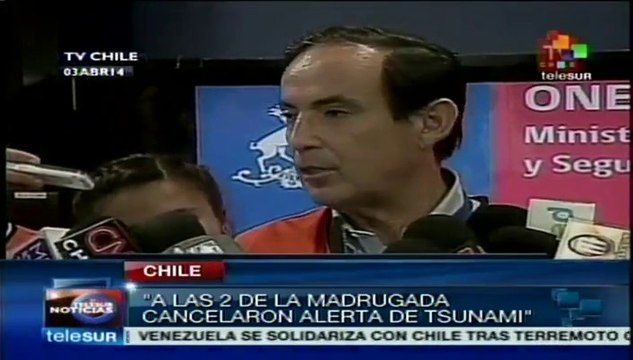 Levantan alerta de tsunami en Chile