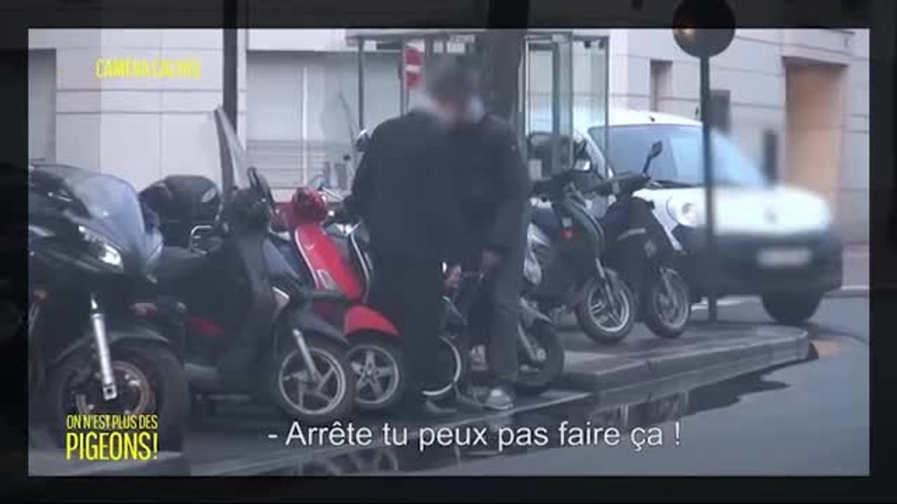 On n'est plus des pigeons - voler un scooter