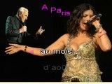 CHARLES AZNAVOUR & LAURA PAUSINI - A PARIS AU MOIS D'AOÛT - (avec la voix d'Aznavour)