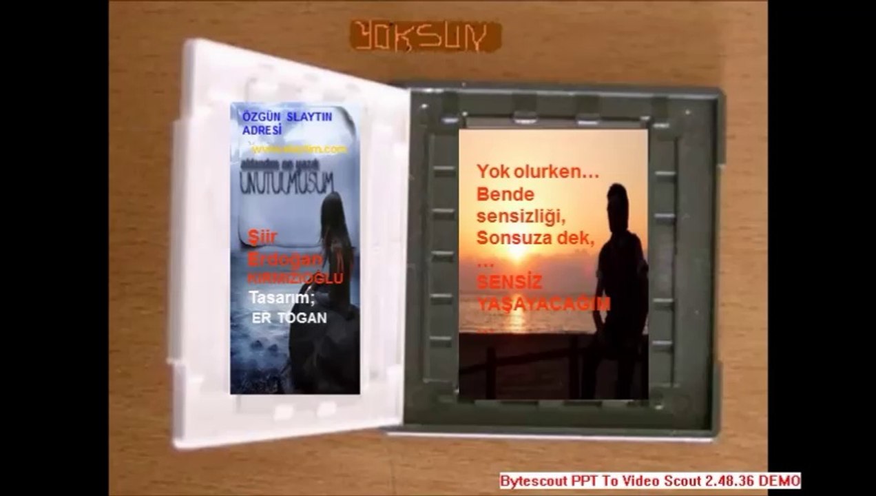 Erdoğan KIRMIZIOĞLU Şiirleri   "Bir gün Yok Olacaksın"