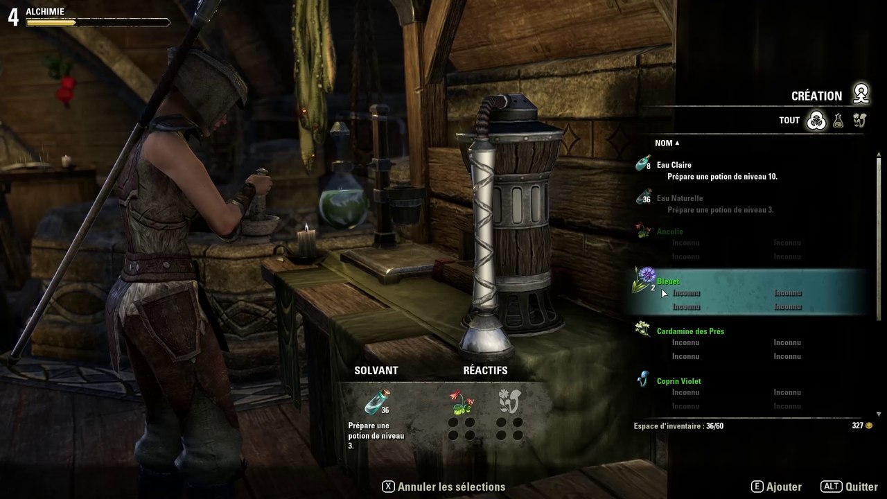 TESO - Artisanat alchimie