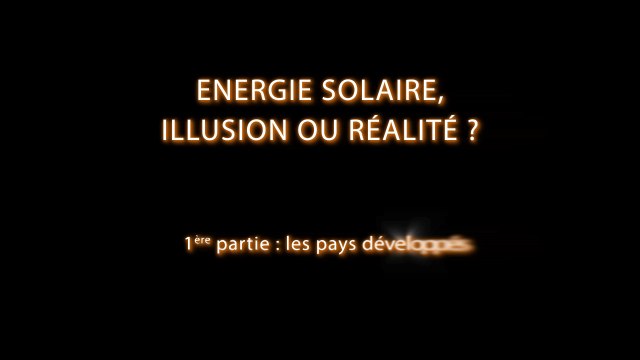 titre 1ere partie Energie Solaire