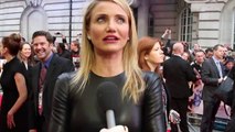 Cameron Diaz talks about her fears of walking the red carpet and er, Nicki Minaj's bum