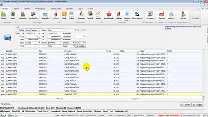 DEPO SEVKİYAT FİŞLERİ