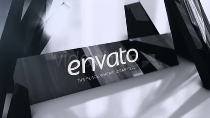 Black Crystal Logo - After Effects Template