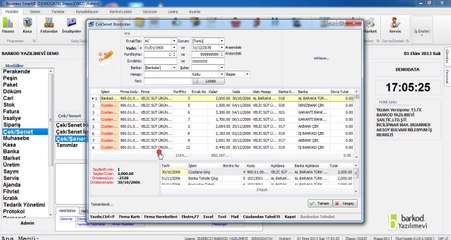 ÇEK SENET LİSTESİ