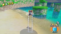 Super Mario Sunshine - Place Delfino - Soleil 6 : Un soleil dans le sable