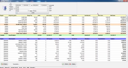 KASA KASİYER RAPORLARI