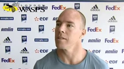 Mark van Gisbergen Pre Harlequins in the Amlin Challenge Cup