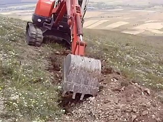 Kubota KX121 Mini Ekskavatör Orman Teraslama Çalışmaları
