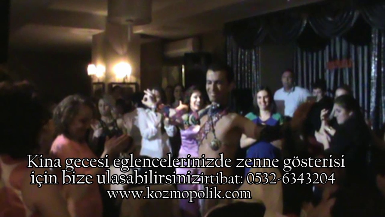 Kına gecesine zenne,erkek dansöz