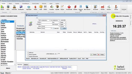 PERAKENDE SATIŞ KALAN KONTROL