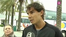 03/04 Rafael Nadal returned in Mallorca (short interview for IB3)