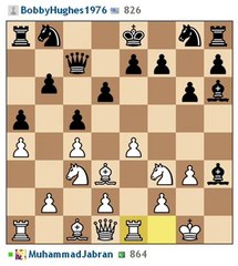 Muhammad Jabran VS  BobbyHughes1976 (Chess Match # 22) 2- April 2014