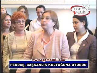 PEKDAŞ BAŞKANLIK KOLTUĞUNA OTURDU