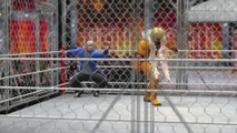 WWE 2K14 Cage Match With Fan art (H2O Delirious Vs CaRtOoNz)
