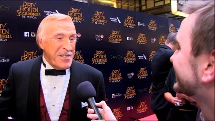 Bruce Forsyth at the opening night of Dirty Rotten Scoundrels