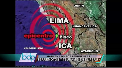 VIDEO: Así fueron los terremotos y tsunamis más fuertes que afectaron Lima
