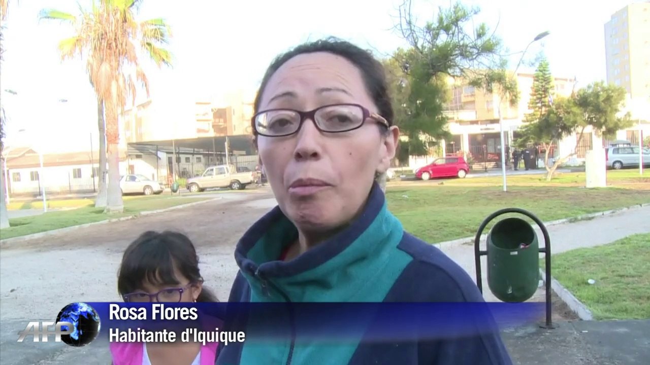 Chili: la ville d'Iquique après la réplique sismique