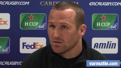 VIDEO. Giteau: "le RCT doit jouer 80 minutes  à fond pour gagner contre Leinster'