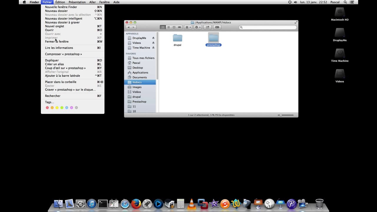 Mac changer les droits sur dossiers et fichiers