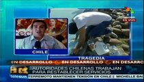 Universitarios chilenos organizan la solidaridad con damnificados