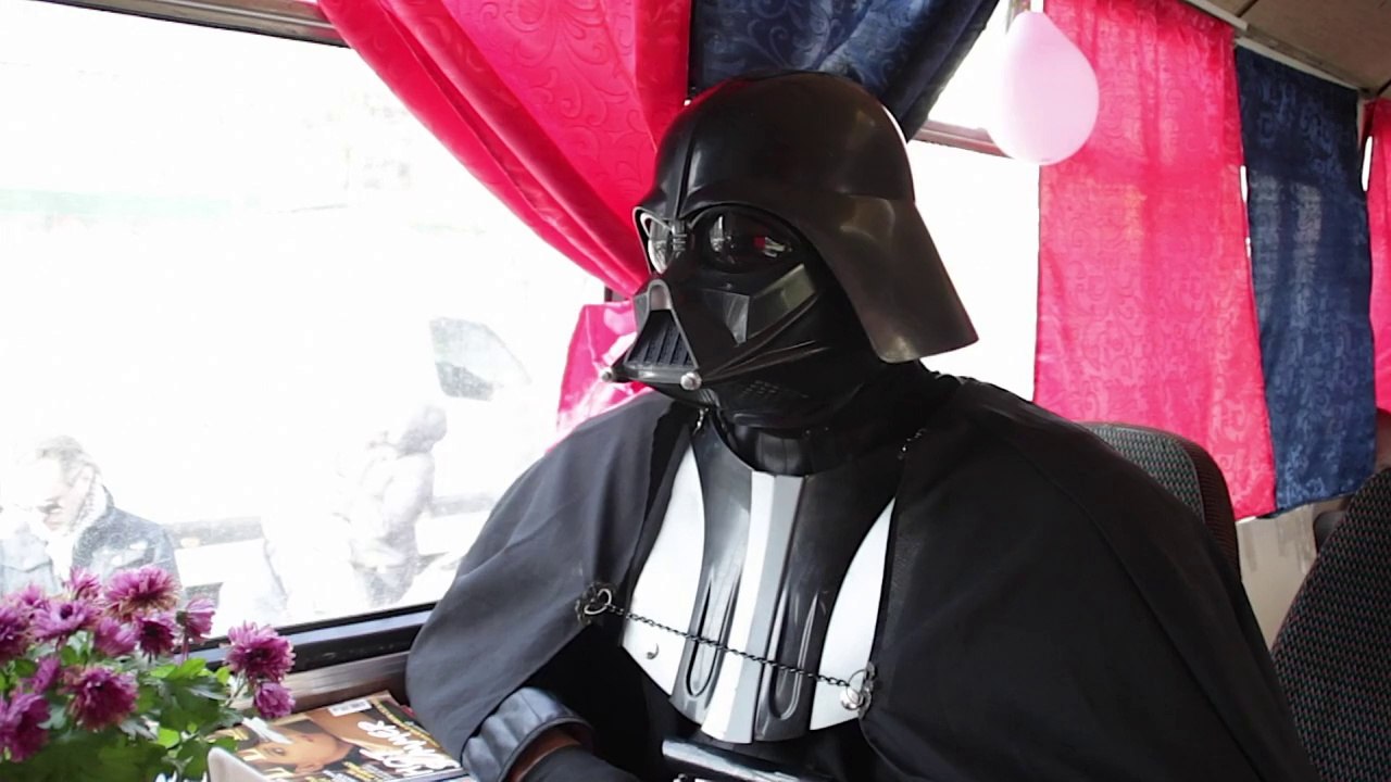 Ukraine: Dark Vador et ses "Stormtroopers" manifestent